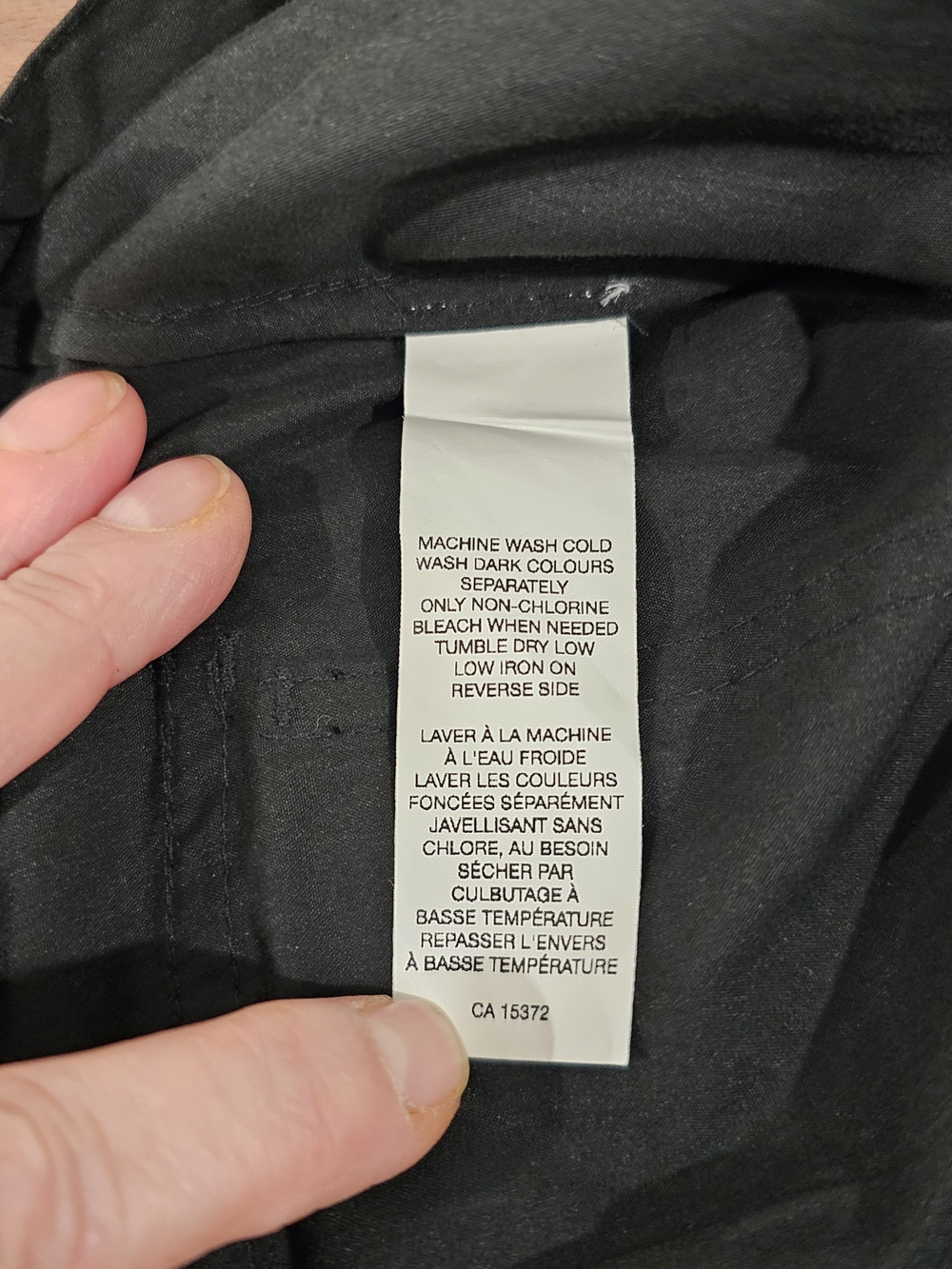 JoeFresh Black WideLeg Utility Pants Drawstring Cargo Minimalist Quiet Luxury 10 - Picture 6 of 13